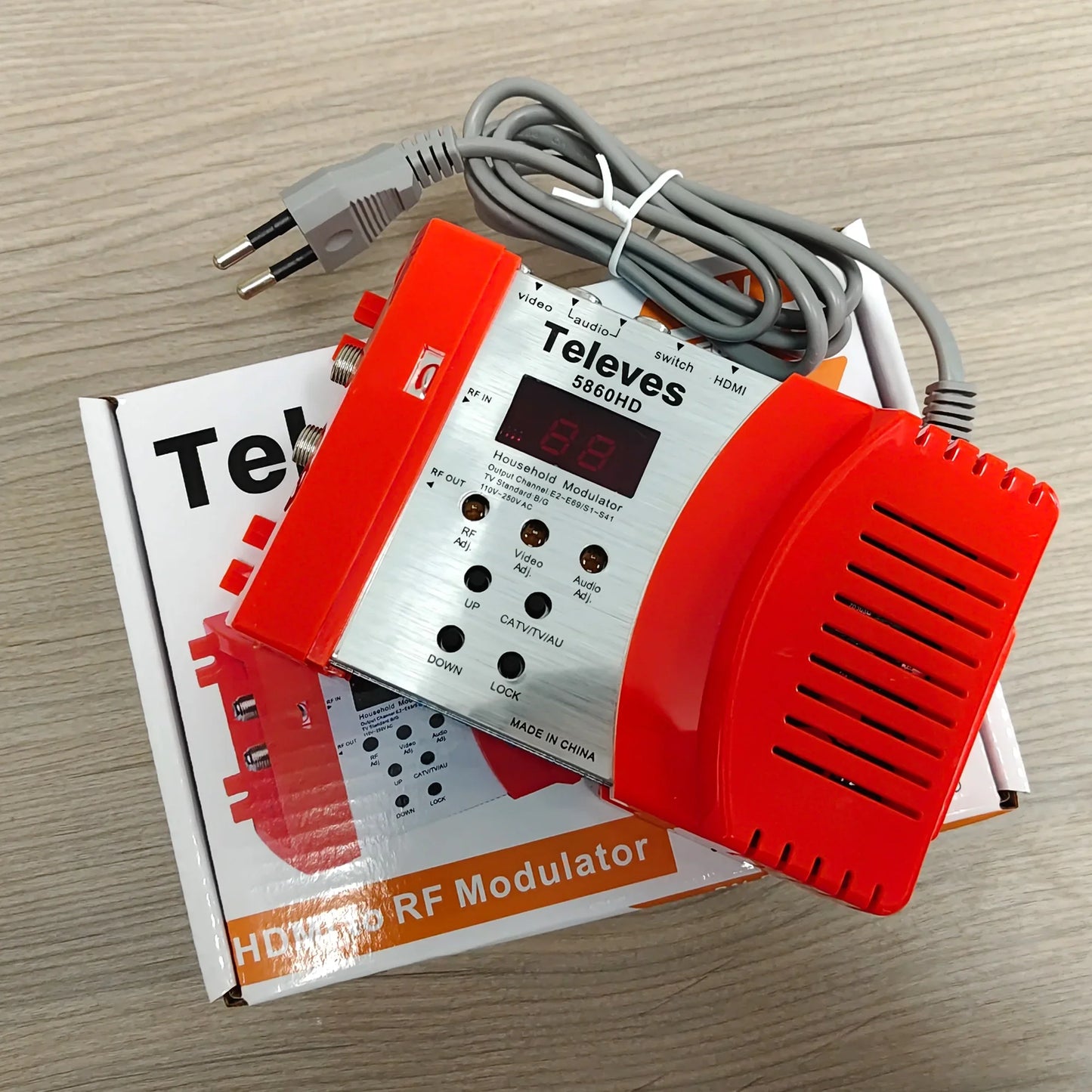 Tuoying HD AV to RF Modulator – HDTV CATV Signal Converter