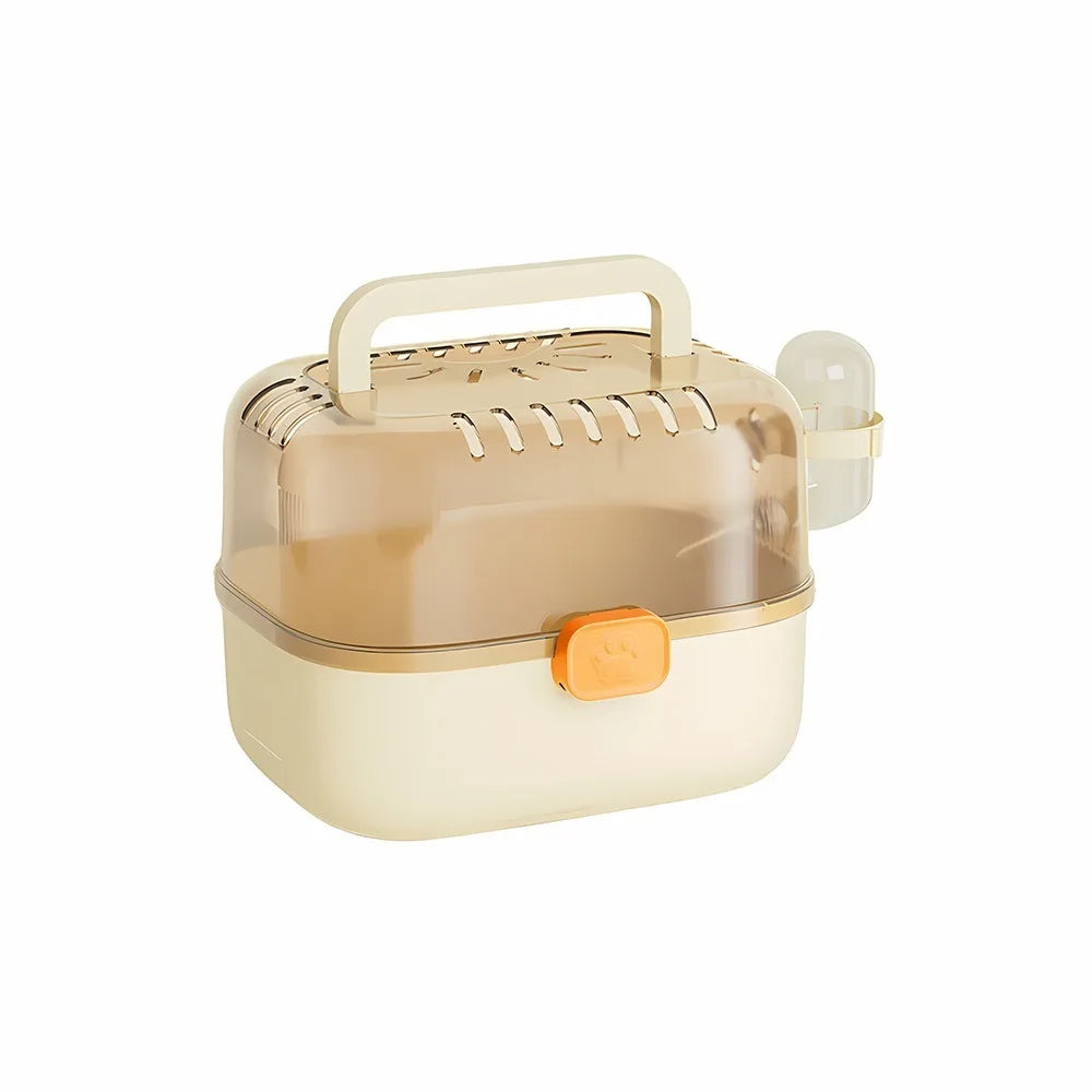 Portable Hamster Travel Carrier Cage – Ventilated & Escape-Proof