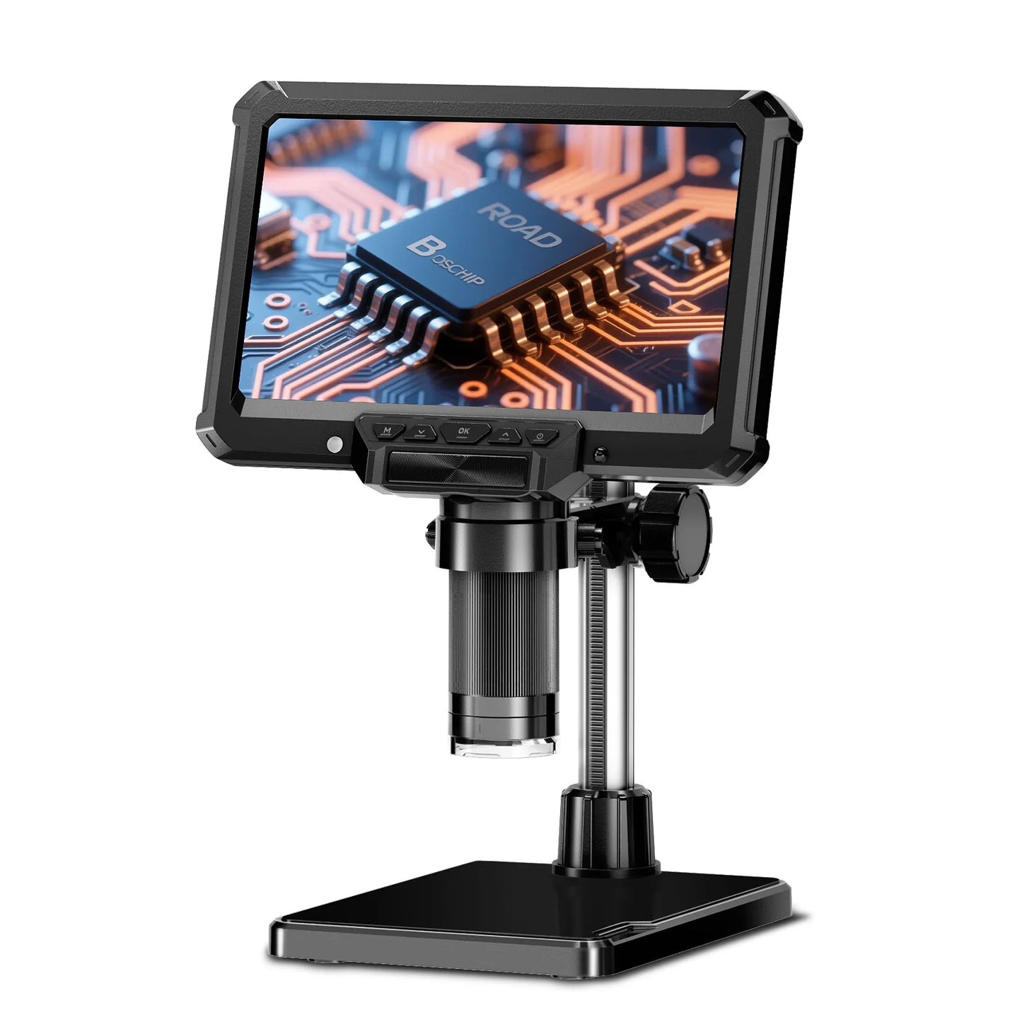 High Definition Digital Electron Microscope Suitable for Industrial Beauty Electronic Magnifying Glass Peaceful Pleasures Health and Wellness Gold
