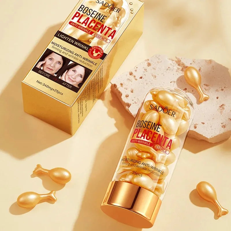 LGRAMER Placenta Capsule Facial Serum – Brightening 25 Pcs