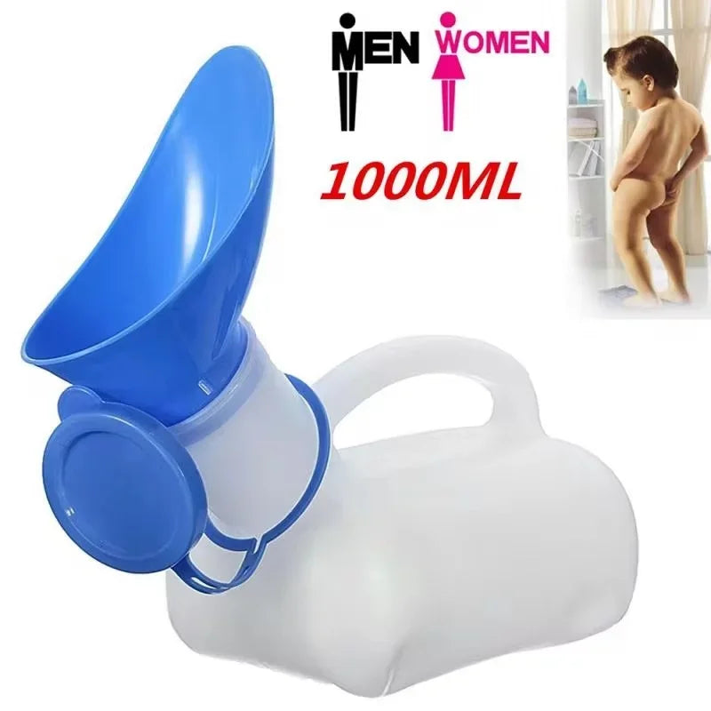 1000ml kids potty for both men and women, suitable for outdoor camping Plastic potty Portable padded toilet, reusable Peaceful Pleasures Health and Wellness