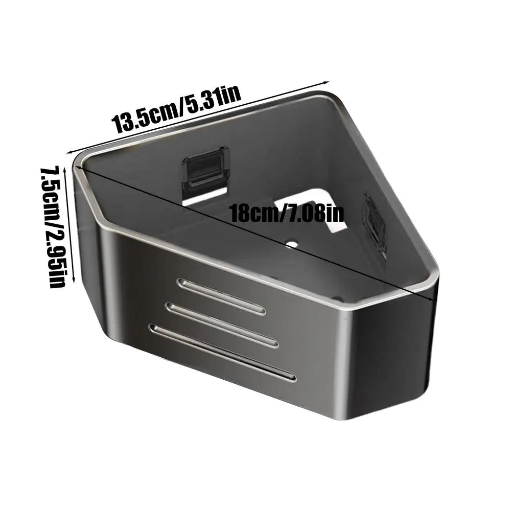 Kitchen Sink Sponge Holder & Drain Basket Organizer Rack