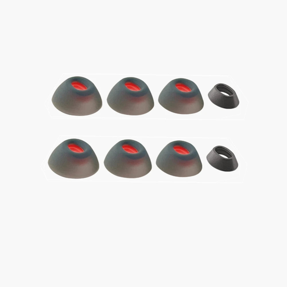 4 Pairs For JBL Tune Flex Earbud Covers Silicone Earcups Tune Flex Ear Caps Bluetooth-Compatible Headset Accessories Peaceful Pleasures Health and Wellness black