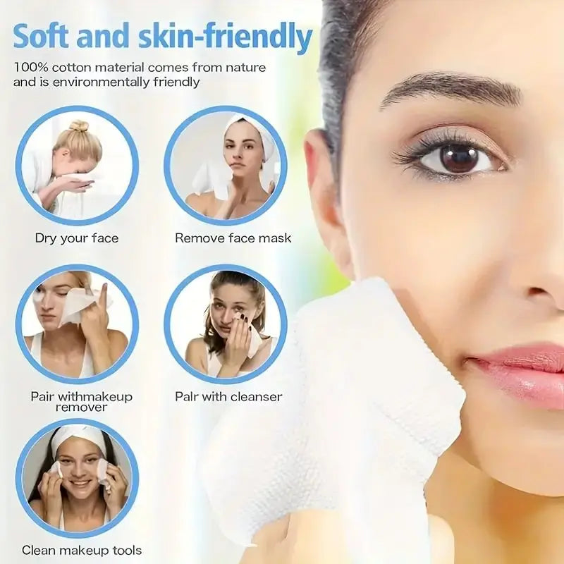 100-Count Ultra-Soft Facial Cleansing Wipes | Alcohol-Free