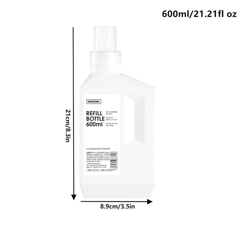 Refillable Laundry Detergent Dispenser Bottle 400–1000ml