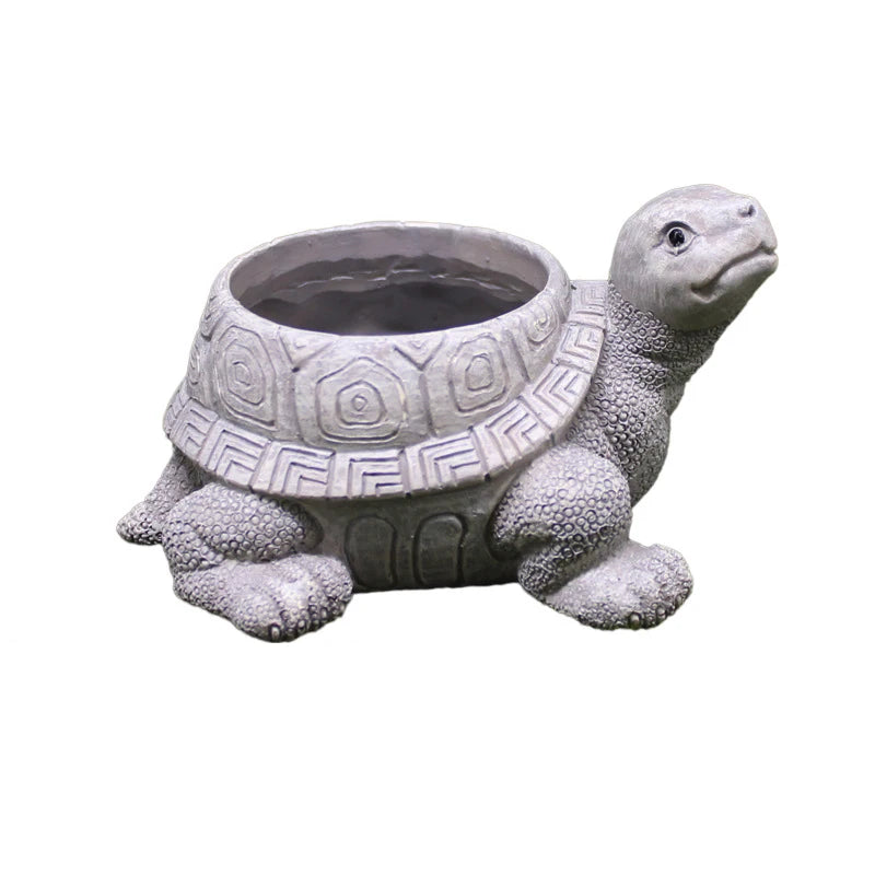 Cartoon Turtle Succulent Resin Planter | Micro Garden Pot