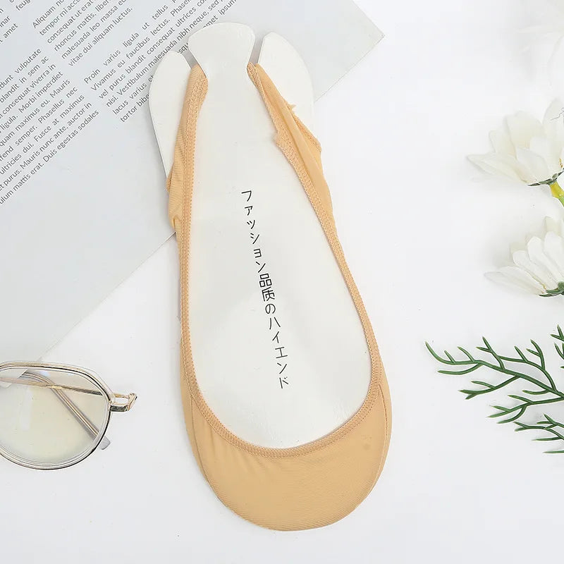 Women's Invisible No-Show Socks | Anti-Slip Ice Silk Low Cut