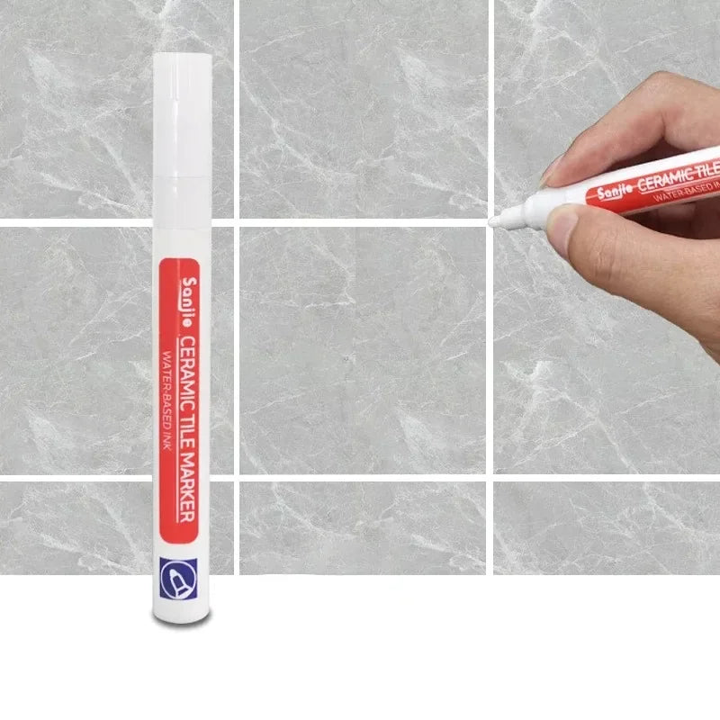 Crafts Painting Grout Art Supplies Wall Pen Waterproof Drawing Bathroom Paint Markers Accessories Pens Decoration Tile Floor By Peaceful Pleasures Health and Wellness White 1 Pc