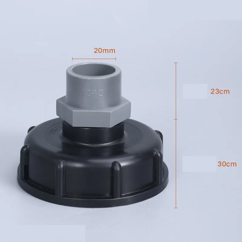 PVC Ball Valve Conversion Joint – IBC Ton Drum Hose Fitting