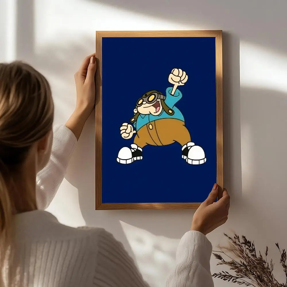 Cartoon C-Codename: Kids Next Door Poster HD Self Adhesive Waterproof Wall Art Ideal for Home Office Dorm Bedroom Great Gift Peaceful Pleasures Health and Wellness White2 15X20cmNoframe