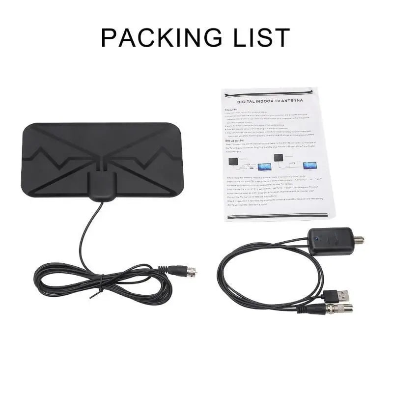 Long-Range Indoor & Outdoor HD TV Antenna – 50 Mile, 1080p