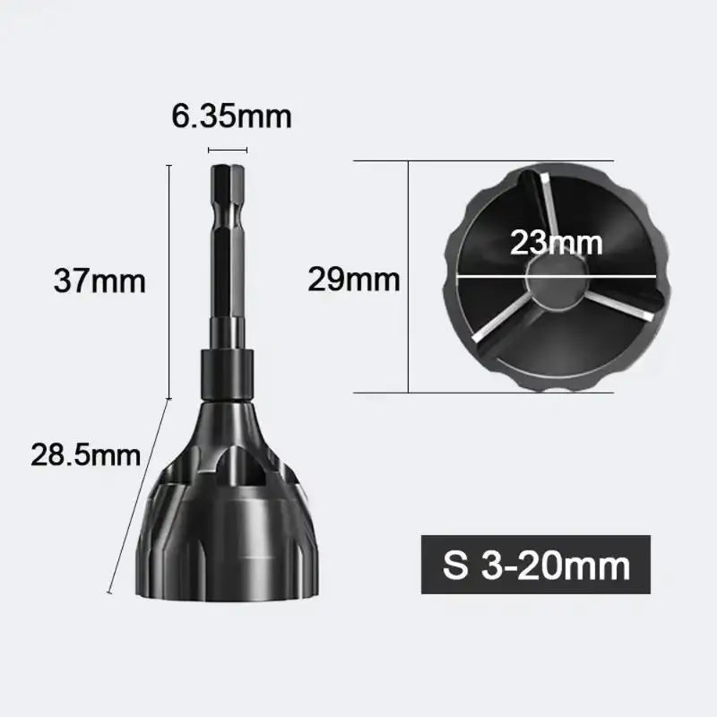Hex Deburring & Chamfering Tool | Tungsten Steel Drill Bit