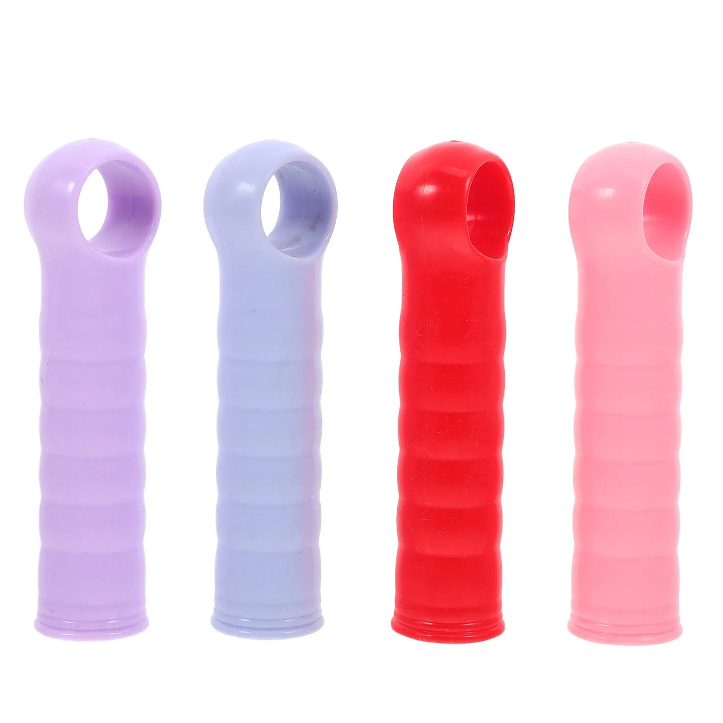 4Pcs Plastic Handle Mop End Caps Replacement Ergonomic Grip Dustpan Rod Replacement Sleeve for Household Cleaning Peaceful Pleasures Health and Wellness