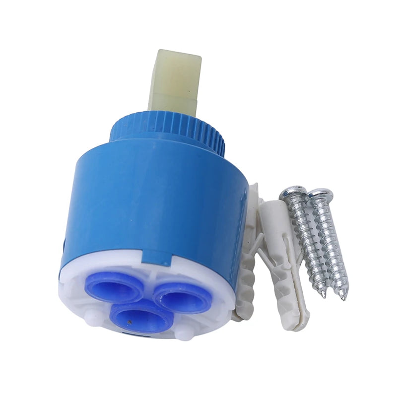 35/40mm Ceramic Disc Cartridge Mixer Faucet Thermostatic Cartridge Faucet Disc Valve PP Plastic Ceramic Cartridges For Mixer Peaceful Pleasures Health and Wellness as picture 35mm