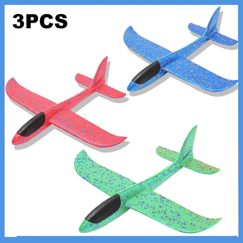 35cm Hand Launch Foam Glider Airplane – Kids Outdoor Toy