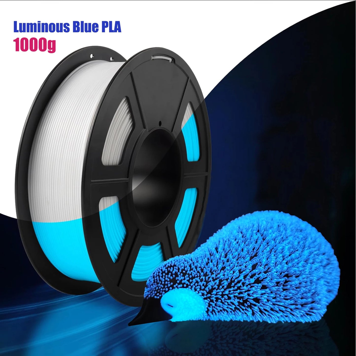 Luminescent Glow PLA Filament 1.75mm ±0.02mm – FDM 3D Printing