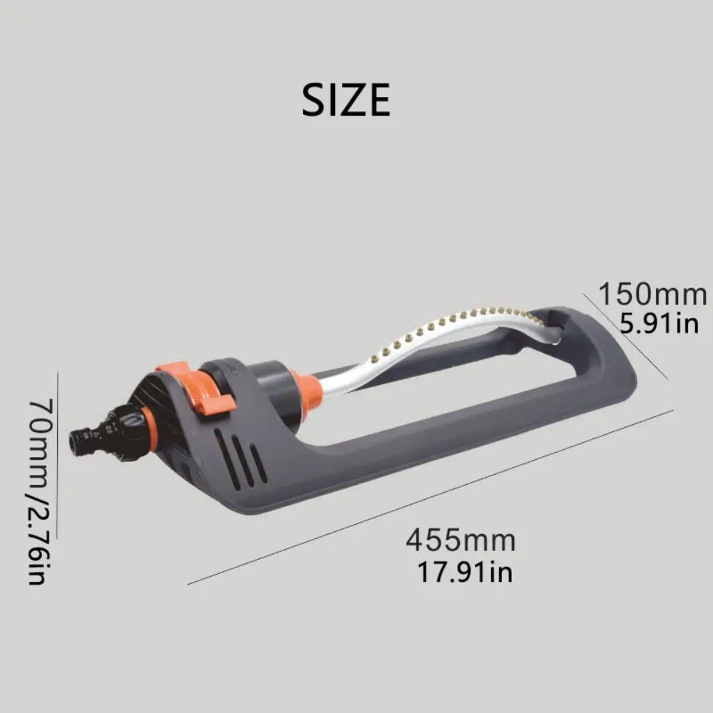19-Nozzle Oscillating Lawn Sprinkler | Aluminum Adjustable