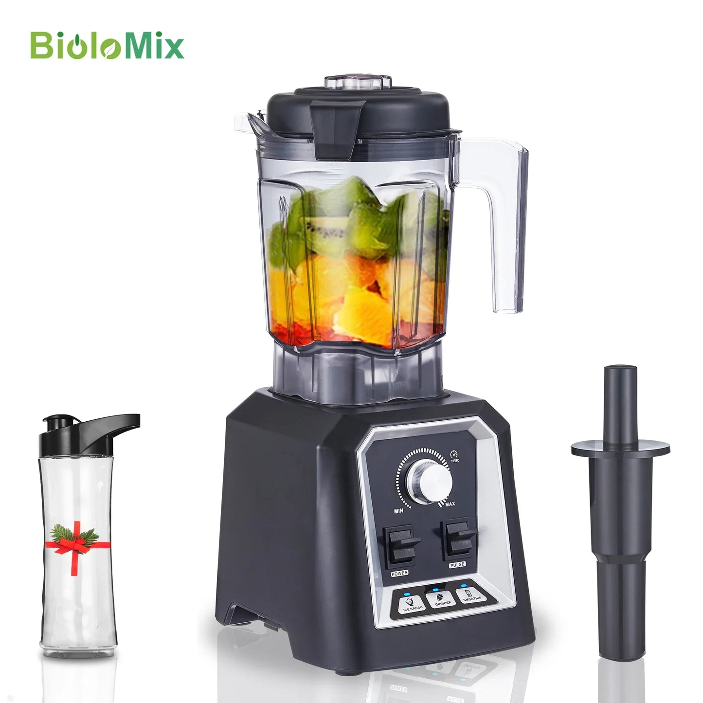 BioloMix 2L Professional Blender – Auto Programs, BPA-Free, Ice Crush Blender BioloMix Standard N 600ml EU Plug Russian Federation