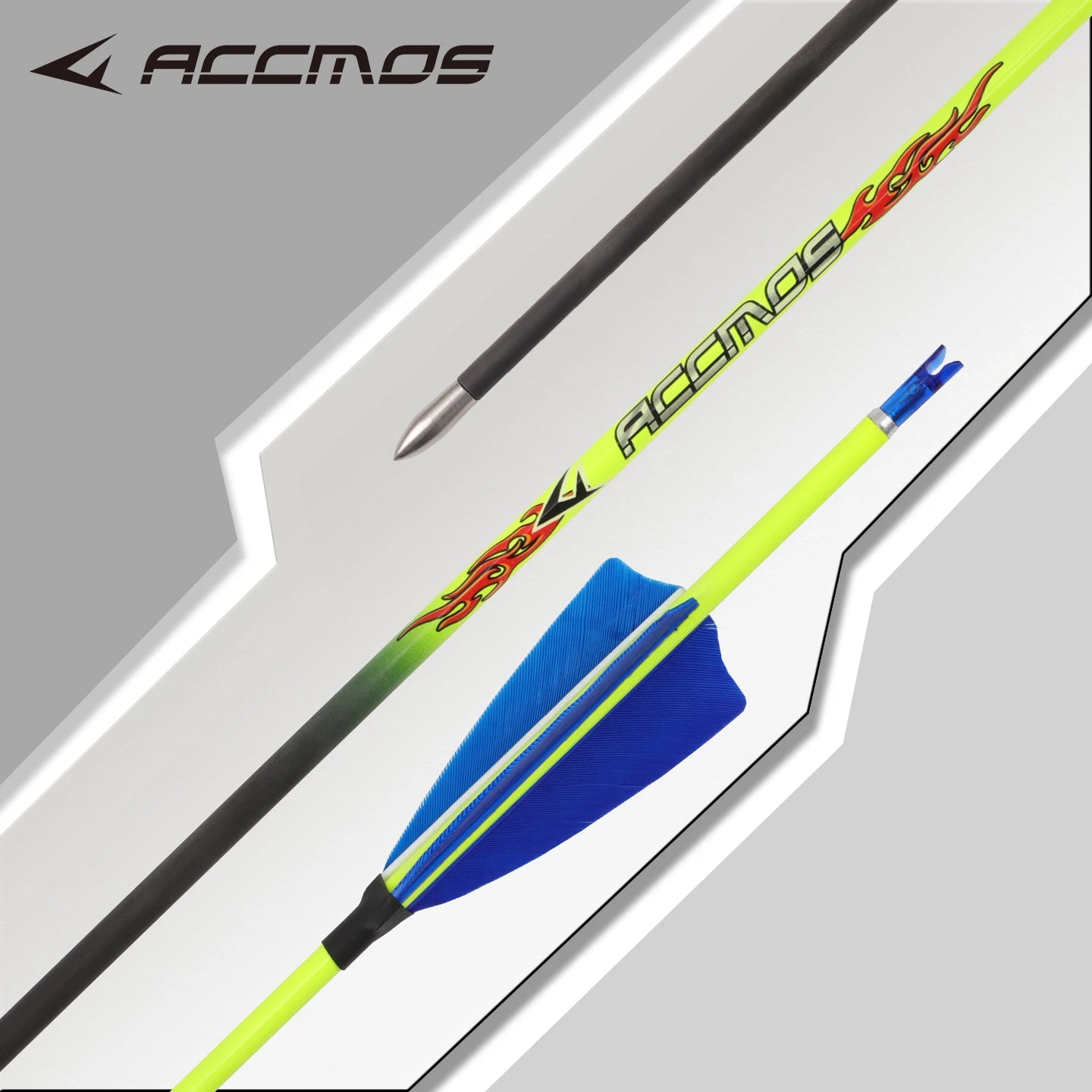 6 12 ID4 Pure Carbon Arrow Spine400-1000 Feather Recurve Compound Bow