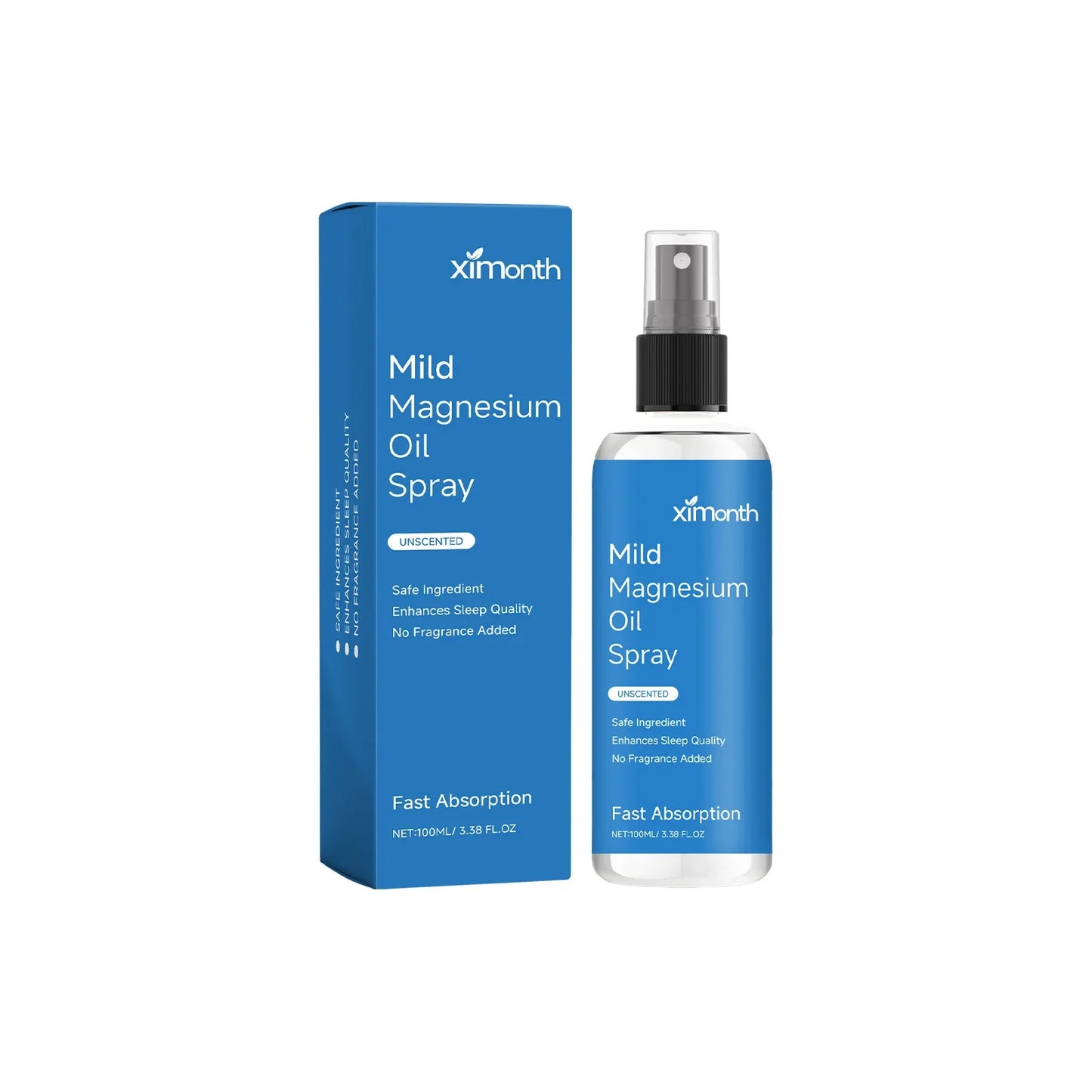 Organic Magnesium Oil Spray – Sleep, Calm & Muscle Relief