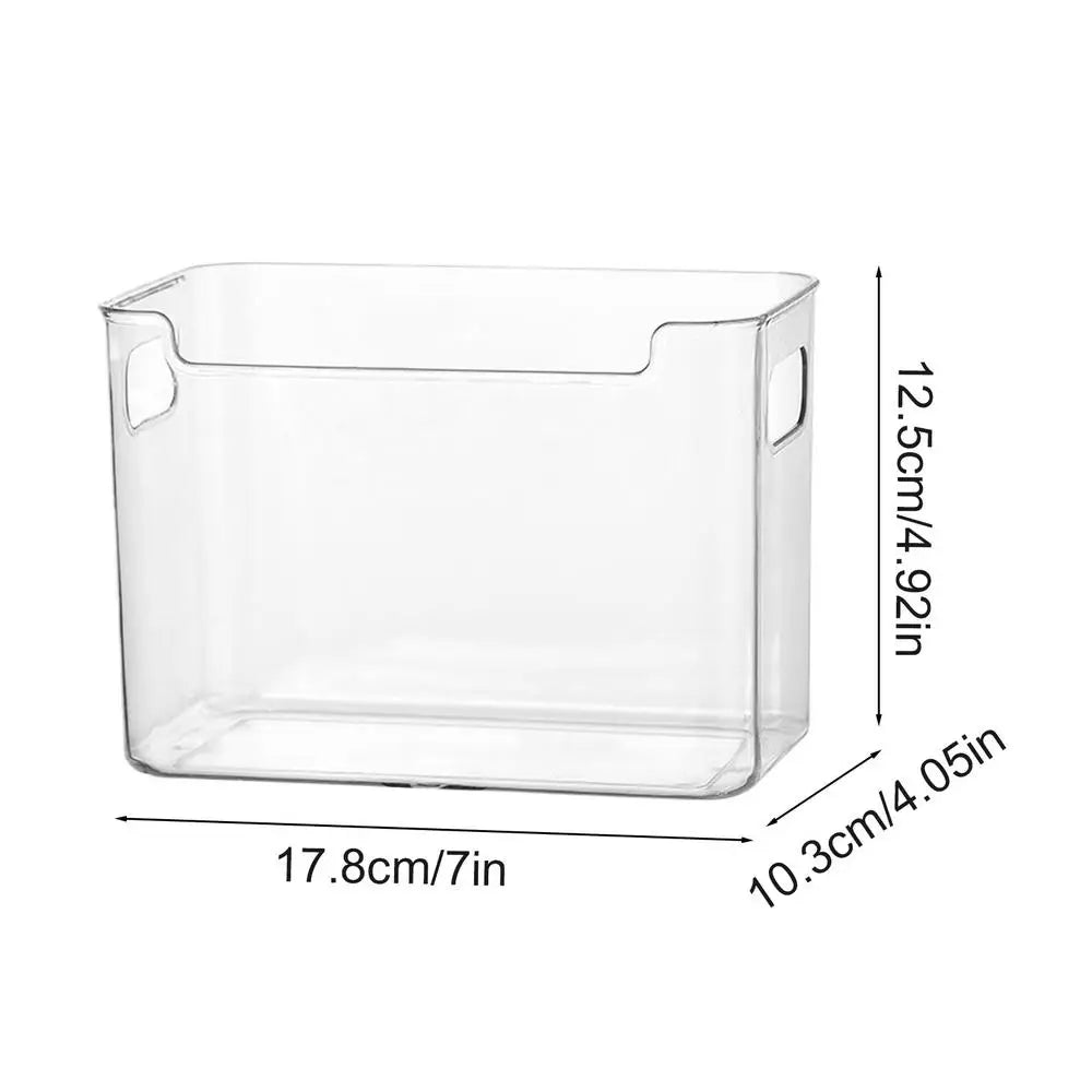 Clear Stackable Fridge Organizer Bins – BPA-Free Storage Boxes
