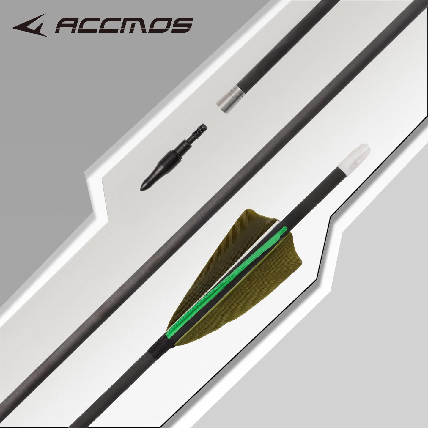 ACCMOS ID5 2 Pure Carbon Arrows 33 0 001 Straightness 3 Shield