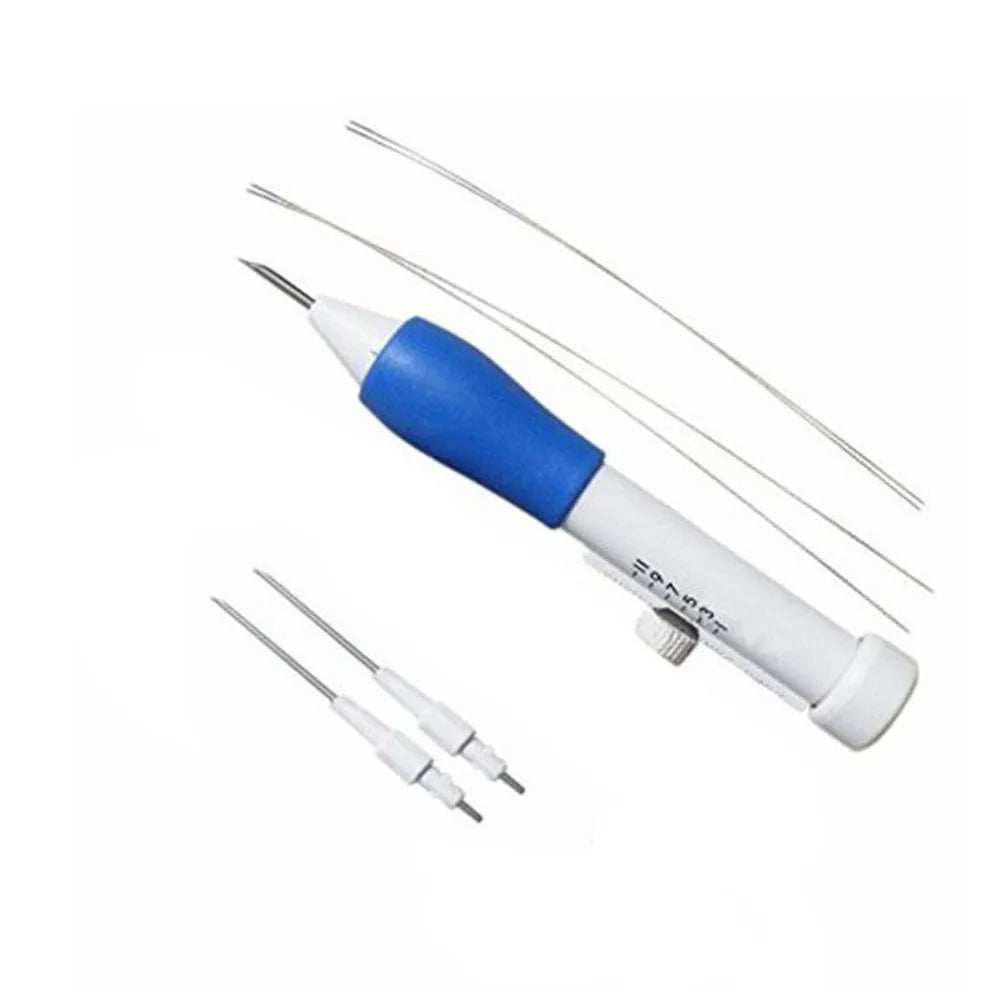 Magic Embroidery Pen Embroidery Needle Weaving Tool Fancy Silica Gel 1Embroidery Pen+4Needles For Embroidery Free Shipping Items Peaceful Pleasures Health and Wellness