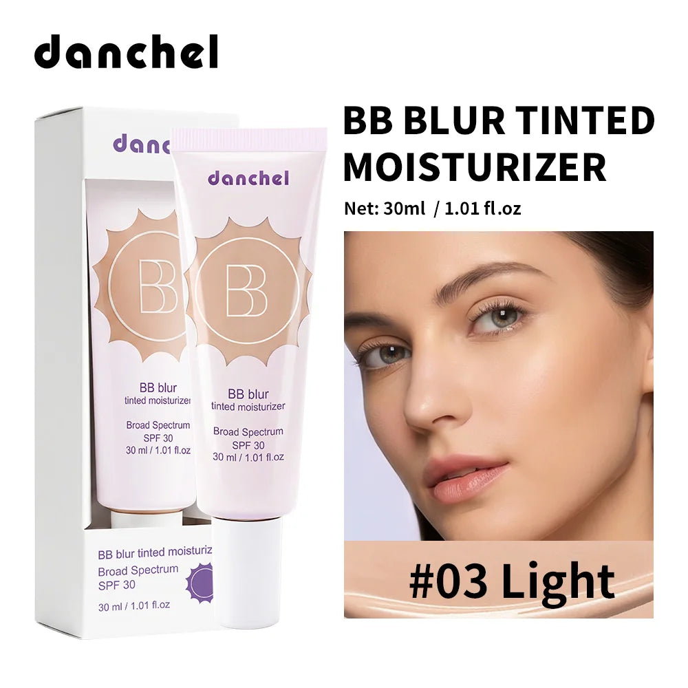 SPF30 BB Blur Tinted Moisturizer Medium Coverage Even Skin Tone Lightweight Sun Protection Face Makeup Peaceful Pleasures Health and Wellness 3Light