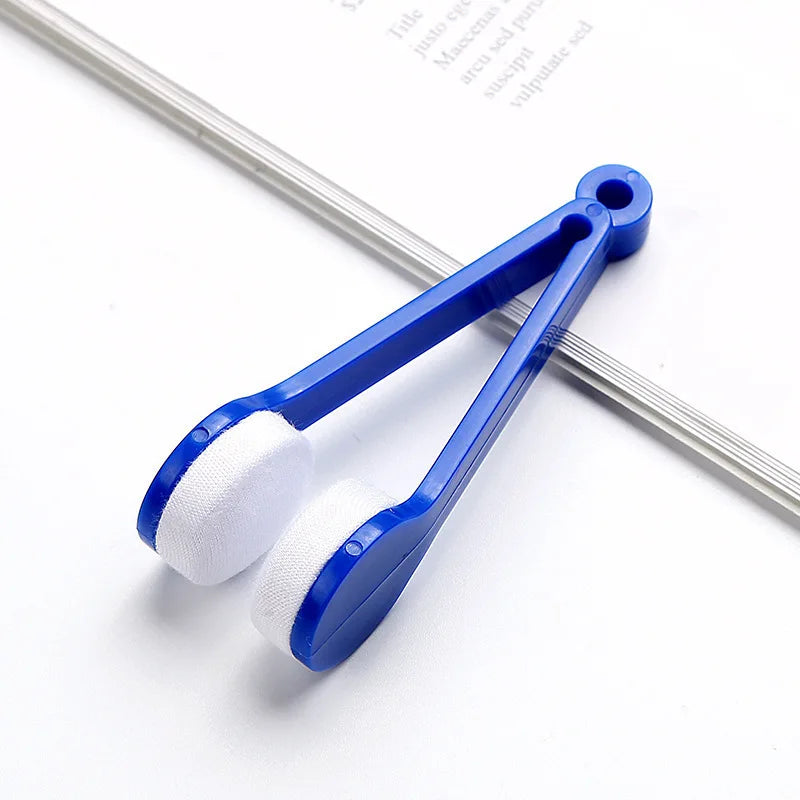 Microfiber Glasses Cleaning Cloth with Clip – Scratch-Free