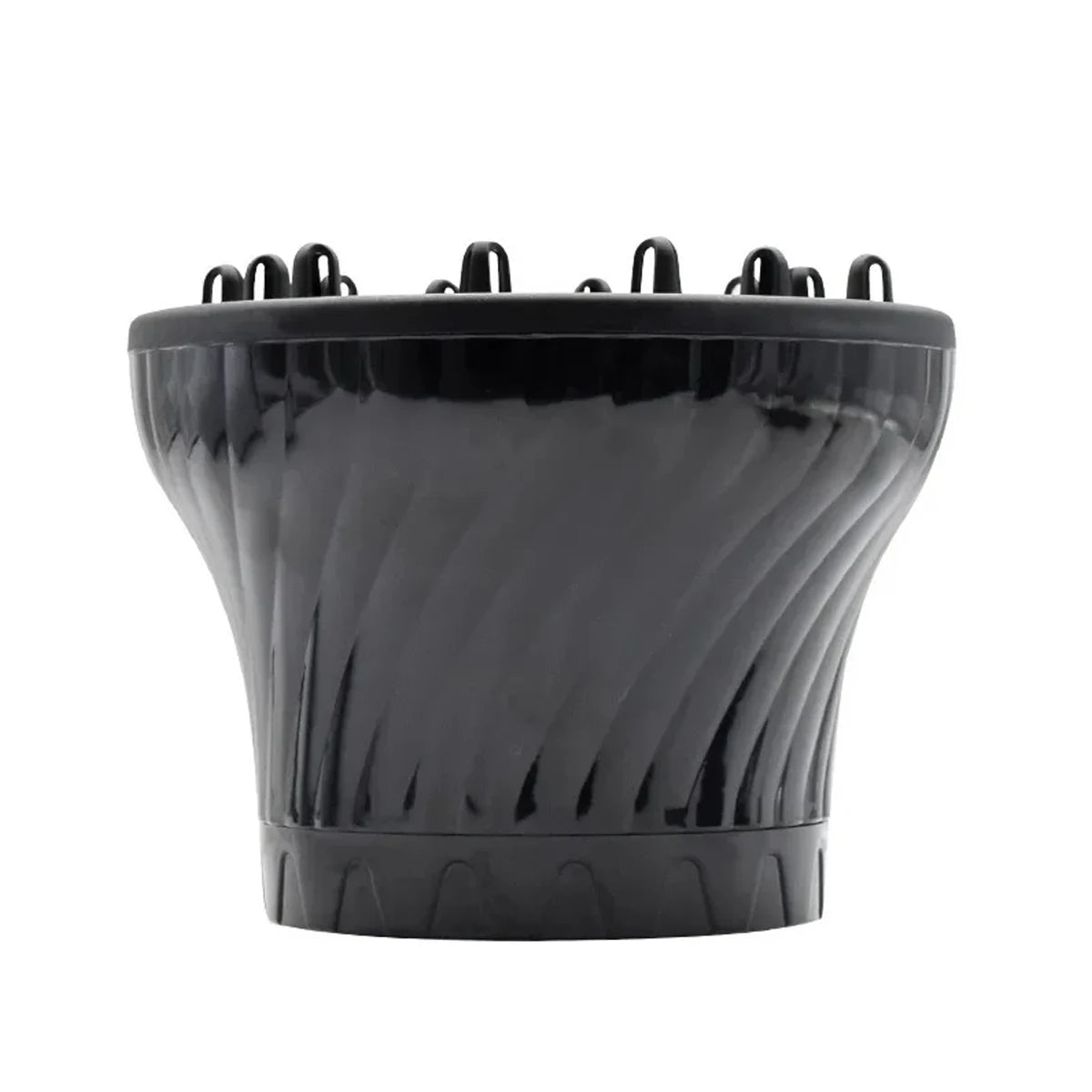Barbershop Universal Hair Diffuser Cover Barber Curling Hair Dryercover with Rotatable Design Salon Household Curly Styling Tool Peaceful Pleasures Health and Wellness black