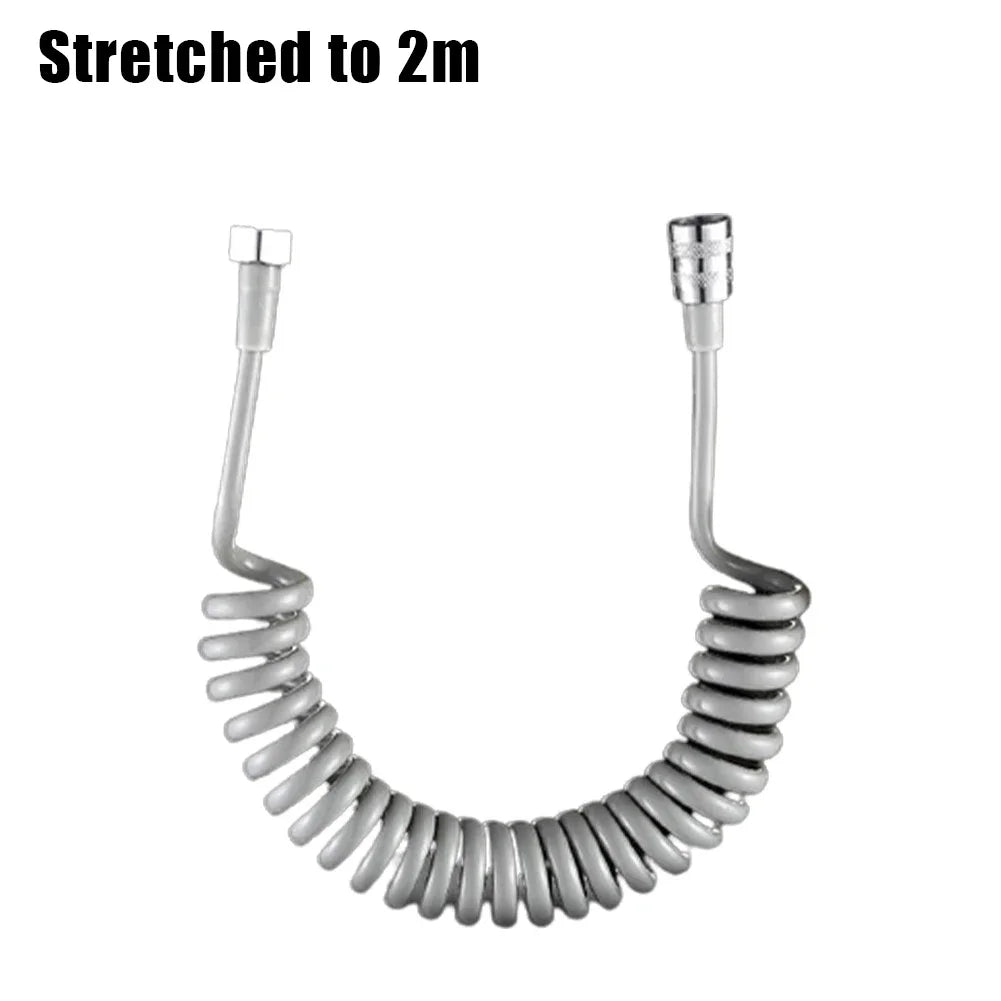 Flexible PU Spring Shower Hose 1.5M/2M – Bidet & Sprayer