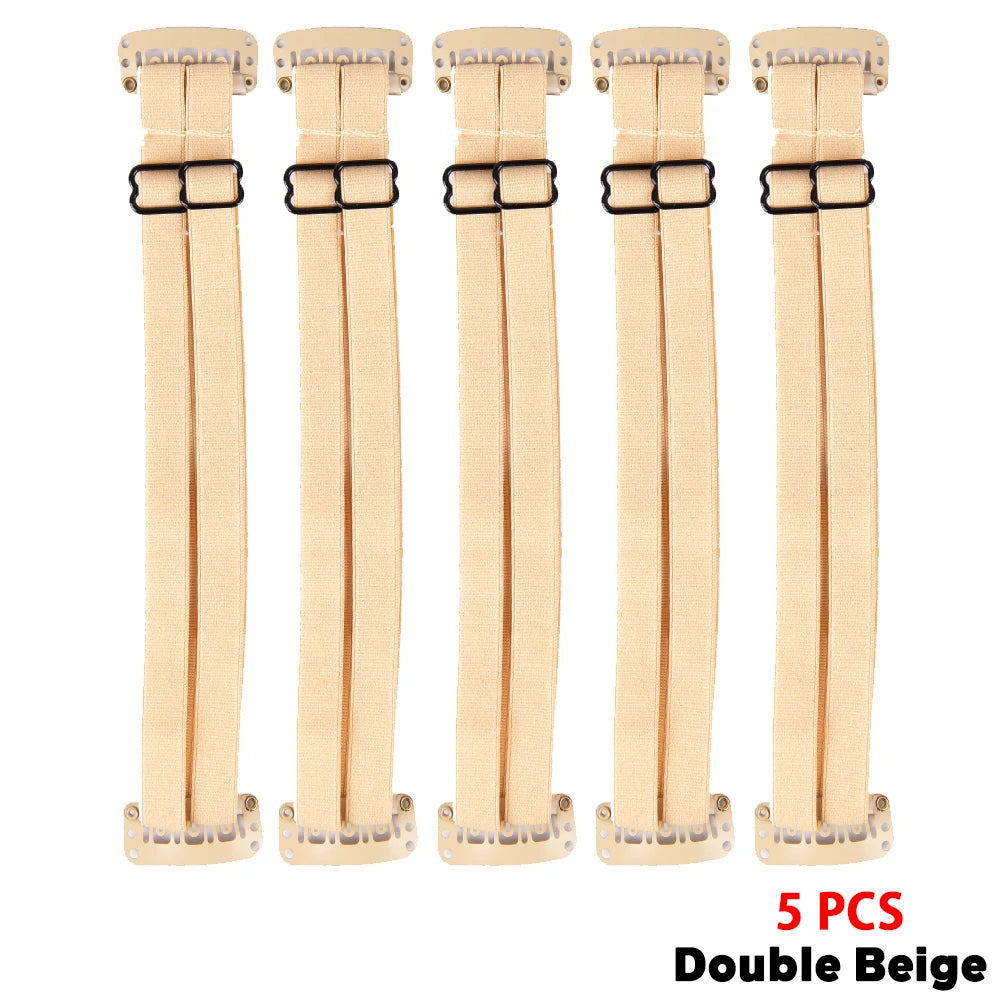 5Pcs Elastic Eyes Lift Band Stretching For The Face Adjustable Invisible Foxy Eyes Tape Lift Stretching Straps Eyebrows Lifting Peaceful Pleasures Health and Wellness 5pcs Double Beige