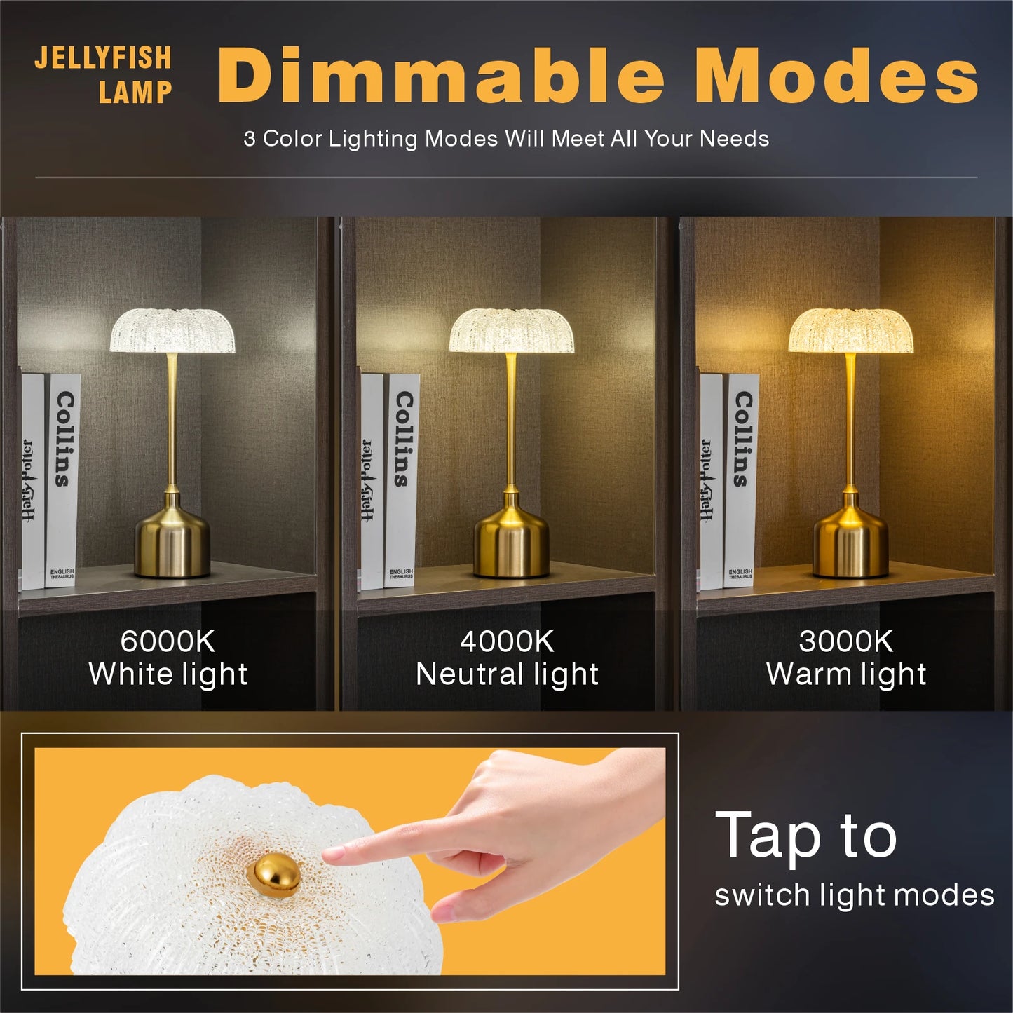3000mah Retro Bar Table Lamp Restaurant Decoration Lamp LED Rechargeable Desk Light Touch Dimming Night Light Bedroom Lamp Peaceful Pleasures Health and Wellness