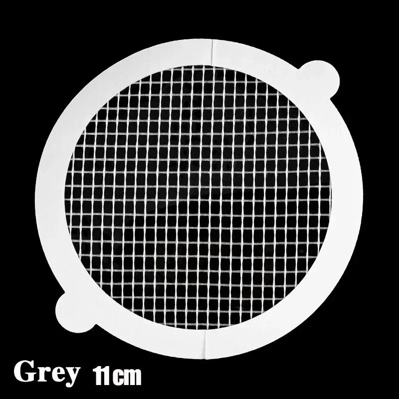 Disposable Drain Hair Catcher Stickers | Shower Mesh Filter Drain Hair Catcher Peaceful Pleasures Health and Wellness 11cm 20PCS