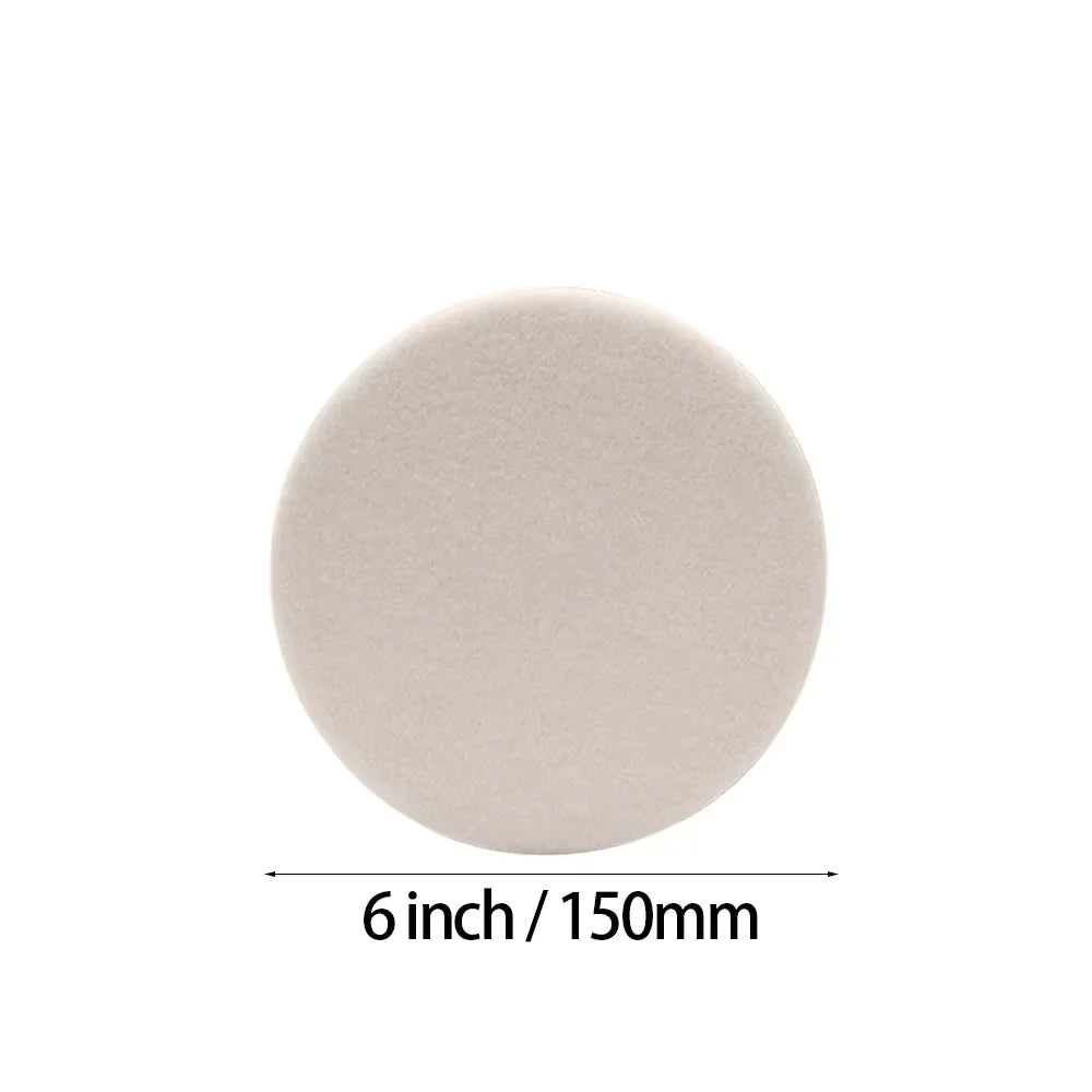 The Polishing Pad Made of Wool Felt Is Suitable for Glass and Stainless Steel Polishing Restoration and Grinding Pads Peaceful Pleasures Health and Wellness 6 inch