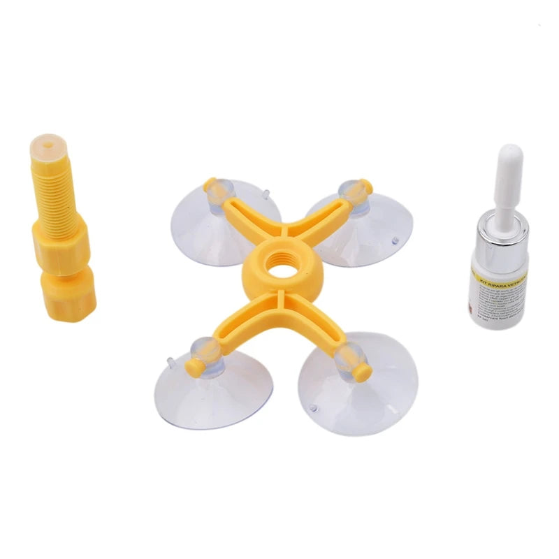 Windshield Repair Kit Quick Fix Car Cracked Glass Windscreen Resin Sealer DIY Auto Window Screen Polishing Peaceful Pleasures Health and Wellness