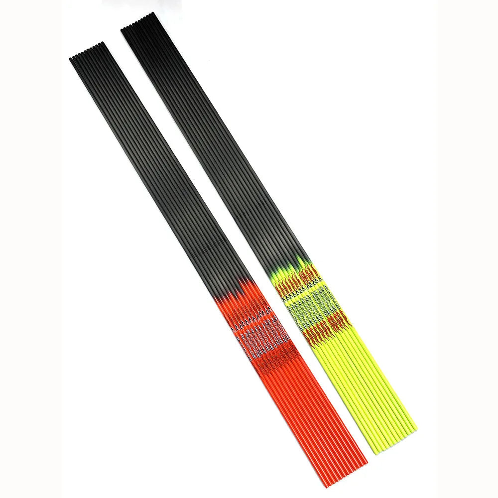 Pure Carbon Arrow Shafts ID4 2 Spine 250-1800 Archery Accessories Bow