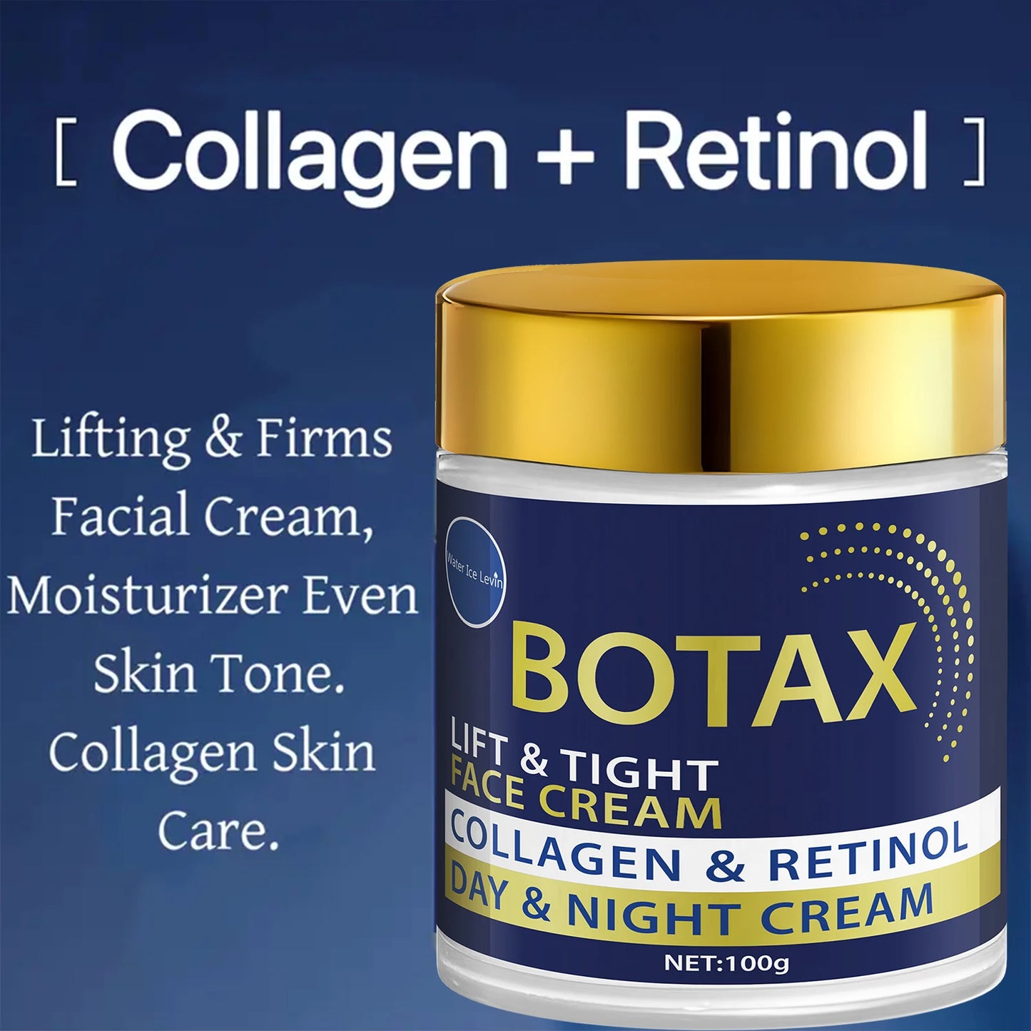 Retinol & Collagen Dual-Core Face Cream | Hydrating, 100g