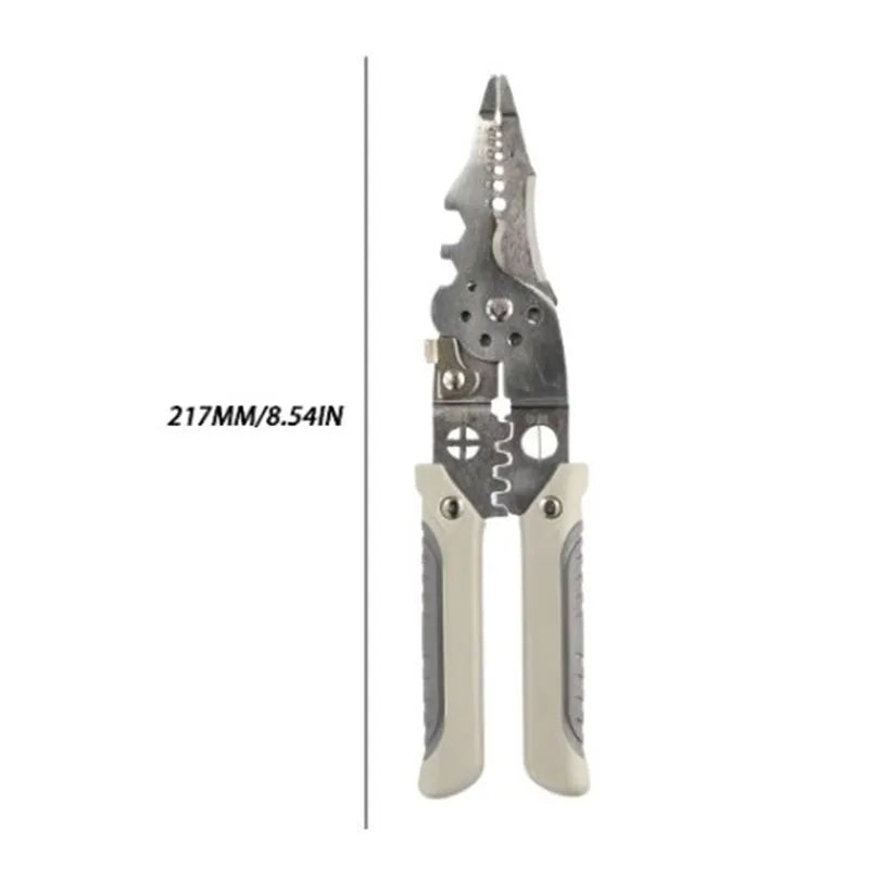 Wire Stripper Decrustation Pliers Crimper Cable Stripper Cutter Multifunctional Wire Repair Tool Pliers Hand Tools Peaceful Pleasures Health and Wellness