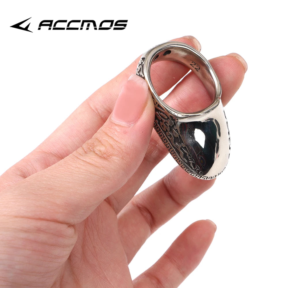 Archery Hand Finger Ring Protector Guard Thumb Tool Buckle Hunting