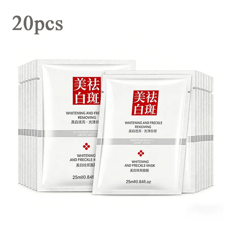 10/20/30pcs Collagen Hydrate Face Mask Whitening and Freckle Removing Moisturizing Masks Hyaluronic Acid Facial Mask Skin Care Peaceful Pleasures Health and Wellness 20pcs