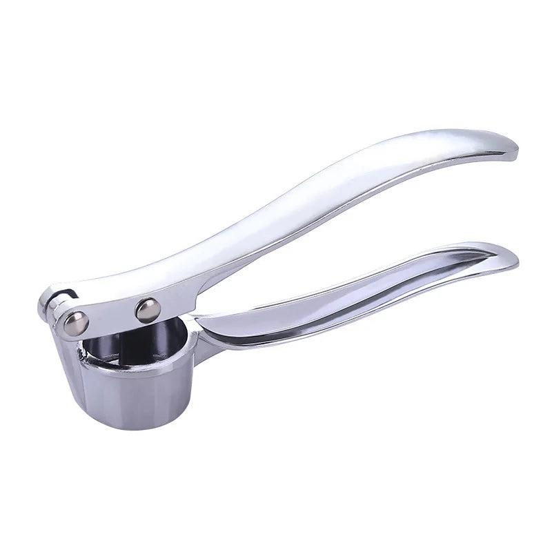 Stainless Steel Garlic Press Crusher & Mincer | Manual Kitchen Tool