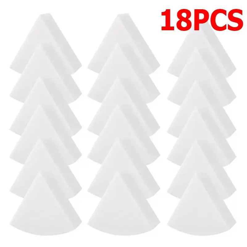 1-30Pcs Triangle Soft Makeup Sponge Wet And Dry Use Fan Shaped Puff Foundation Concealer Smearing Powder Puff Cosmetics Tool Peaceful Pleasures Health and Wellness 18pcs