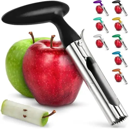 Stainless Steel Apple Corer – Sharp Fruit & Veggie Core Remover