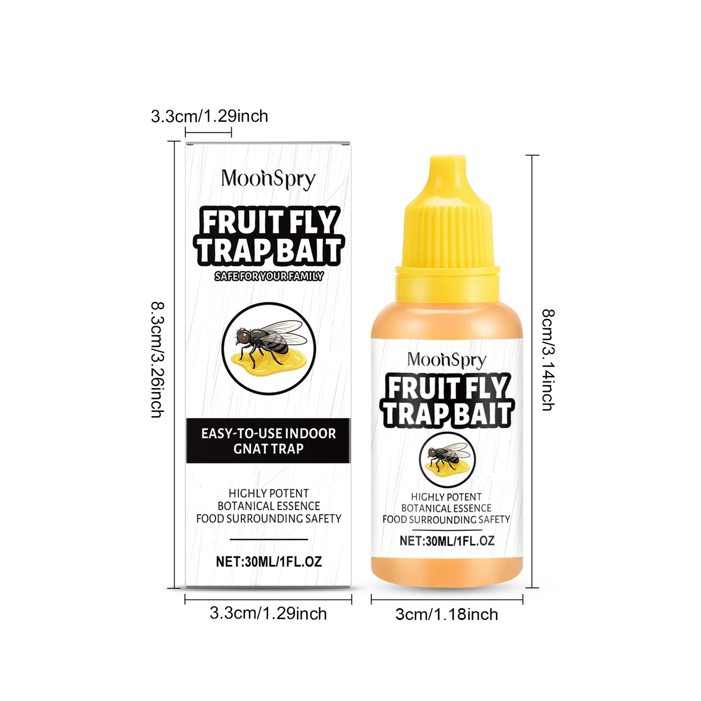 MOONSPRY Sorbitol Fruit Fly Trap Bait | Kitchen & Home