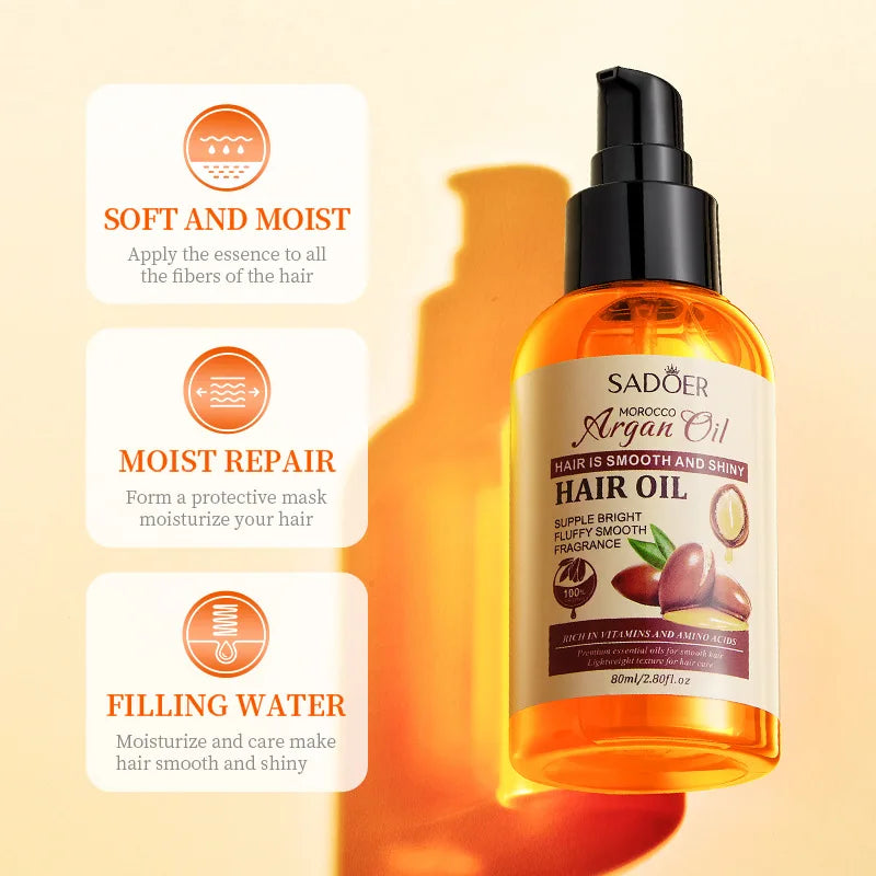 Moroccan Argan Oil Hair Conditioner 80ml – Smooth & Frizz-Free