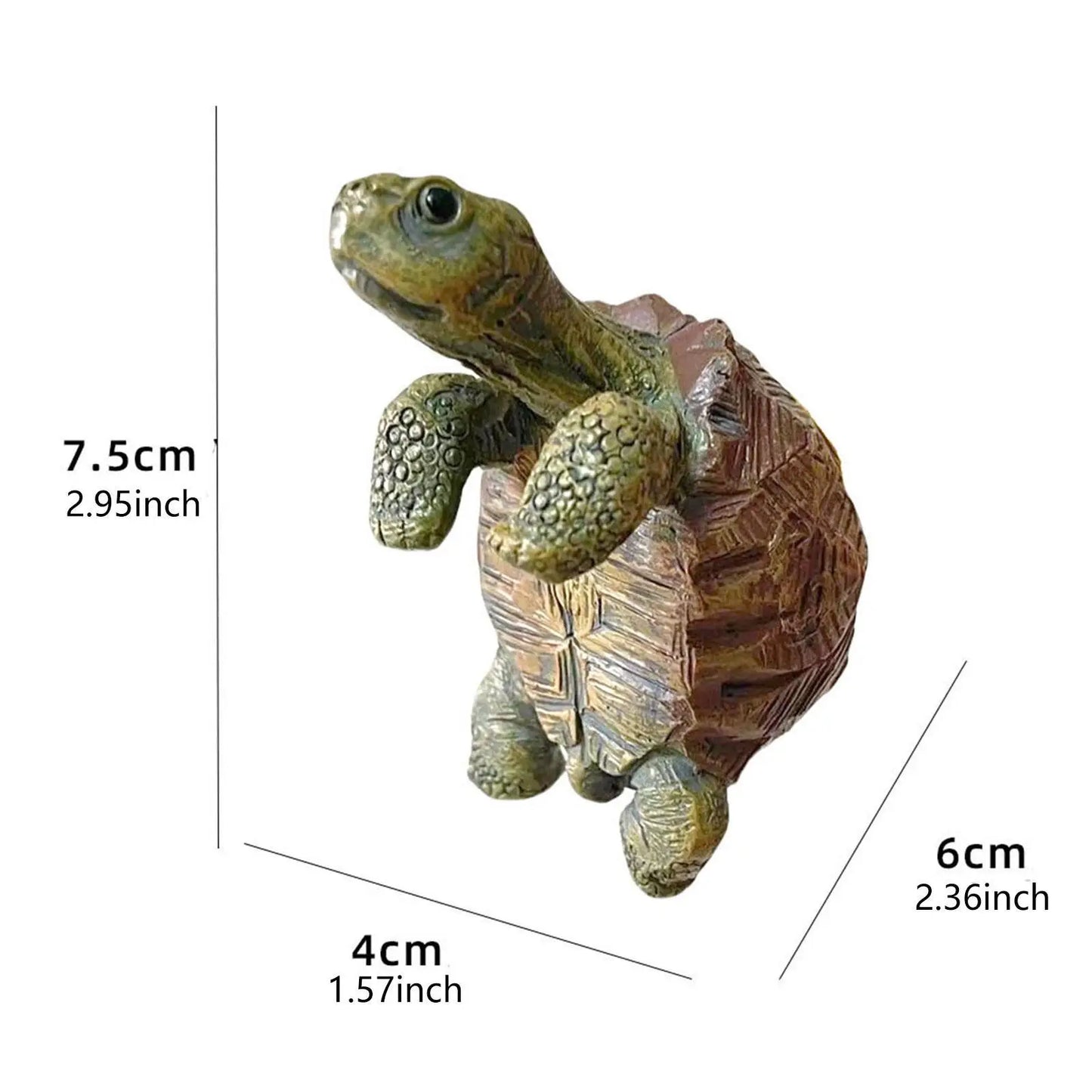 Tortoise Plant Pot Hanger | Cute Resin Turtle Garden Ornament