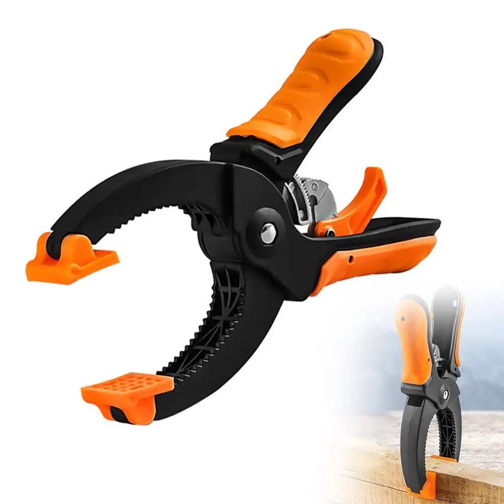 Heavy-Duty Plastic Spring Clips Woodwork Clamp Quick Securing Ratchet Pliers for Crafts, Woodworking Hand Fixing Tools 6/8 Inch Peaceful Pleasures Health and Wellness A