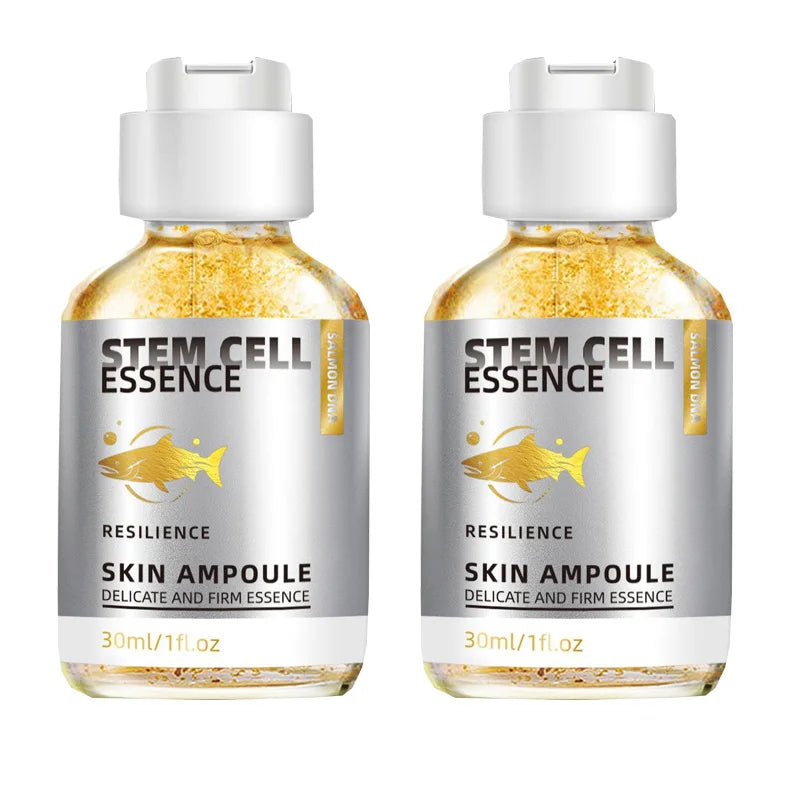 Salmon DNA Ampoule,Salmon Stem Cell Serum with PDRN,Infused with Niacinamide,Ampoule for Deep Hydration, Radiance, 1 fl.oz Peaceful Pleasures Health and Wellness 30mlx2 pieces