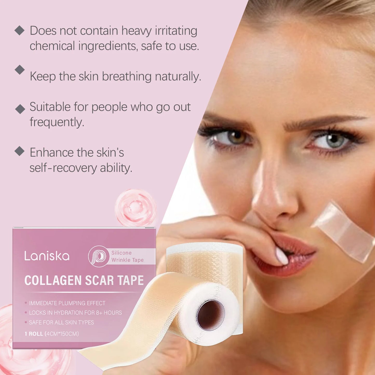 Invisible Clear Facial Gel Patches – Blemish Cover & Fine Lines